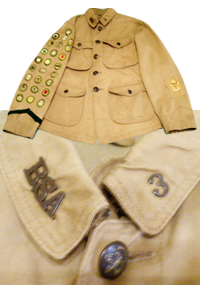 Boy Scouts 4 Pocket Open Collar Jacket